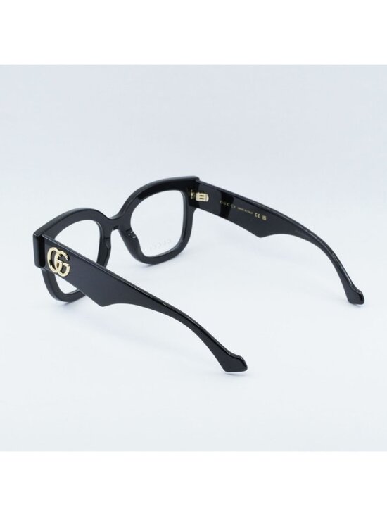Gucci GG1423O 001 Eyeglasses Black 50mm Square Frame main image 8